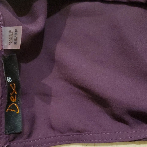 Beaded purple and black Dex dress - Picture 3 of 4